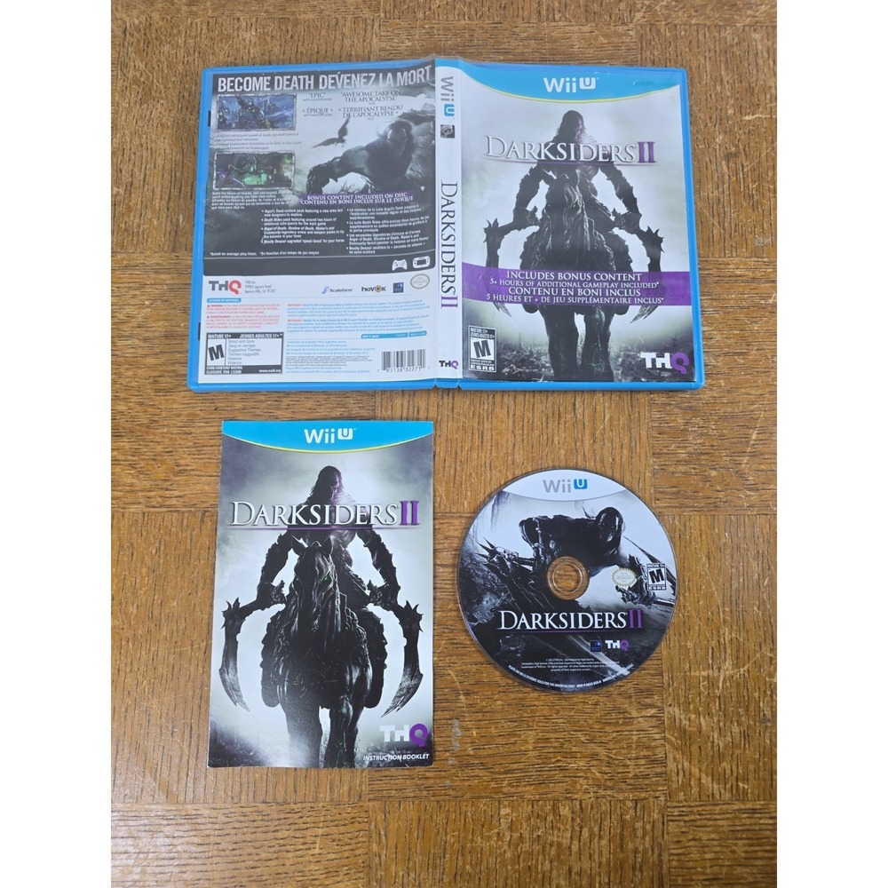 Darksiders II 2 (Nintendo Wii U, 2012) Complete w/ Manual CIB